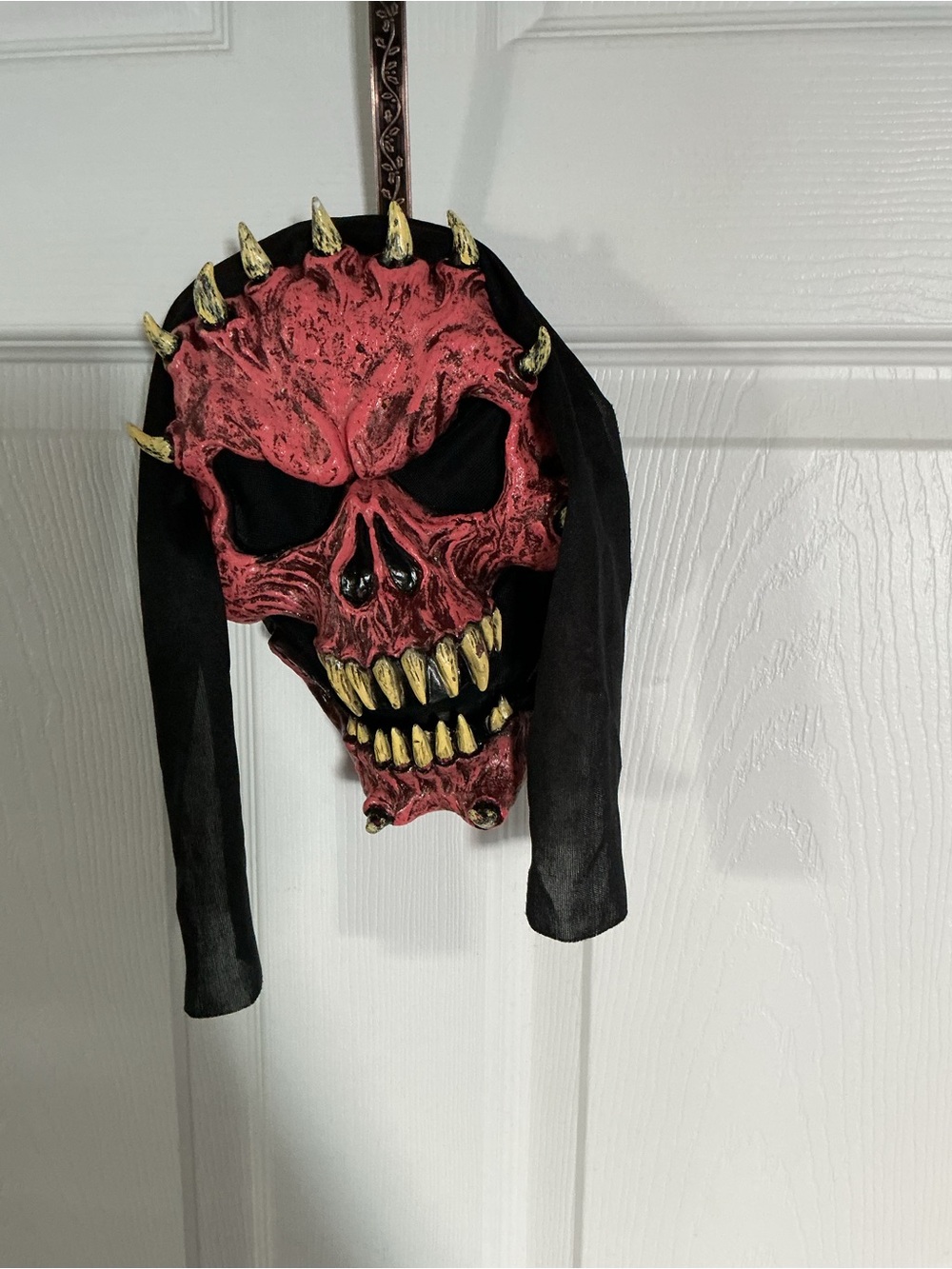 Red Skull Halloween mask